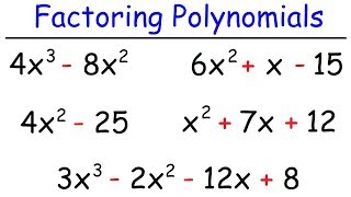 How To Factor Polynomials The Easy Way [upl. by Sibie]