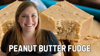 Peanut Butter Fudge  only 4 Ingredients [upl. by Lolita]