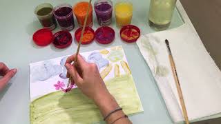 PINTURAS A BASE DE FRUTAS Y VEGETALES Michelle Rosenstock [upl. by Odnanref]