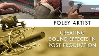 Foley Artists How Movie Sound Effects Are Made [upl. by Irec288]