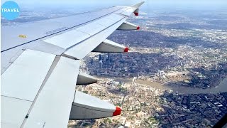 SCENIC APPROACH  British Airways A320 Landing at London Heathrow [upl. by Ott]