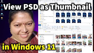 How to View PSD Files as Thumbnails in Windows 11 [upl. by Neehsar668]