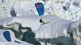 Speedriding Freestyle Skiing meets Paragliding [upl. by Adlay]