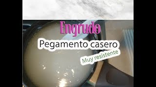 Pegamento casero BARATO Engrudo resistente [upl. by Sivram]