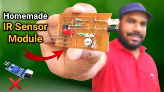 DIY IR Sensor Module  Simple Way  LongRange IR Proximity Sensor सिर्फ ₹15 में [upl. by Meunier790]