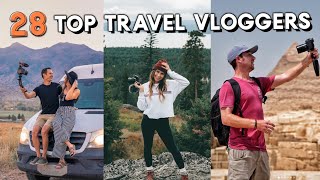 28 TOP TRAVEL VLOGGER channels to follow [upl. by Clava]