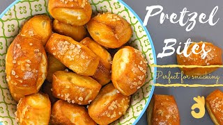 Homemade Pretzel Bites  Perfect for snacking [upl. by Nichols501]