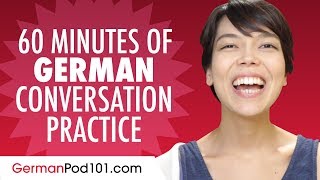 60 Minutes of German Conversation Practice  Improve Speaking Skills [upl. by Melquist]