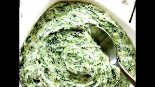 Easy Creamed Spinach Recipe [upl. by Lowery]