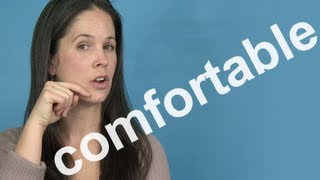 How to Pronounce COMFORTABLE  AMERICAN ENGLISH PRONUNCIATION [upl. by Etteneg]