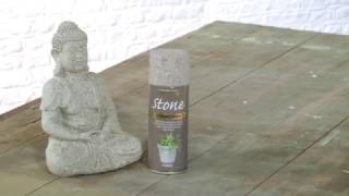 How to Spray Paint Stone Effect [upl. by Ayyidas]