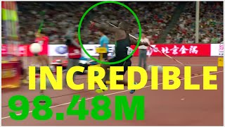 TOP 5  Longest Javelin Throws  Javelin Throw World Records [upl. by Farrow]