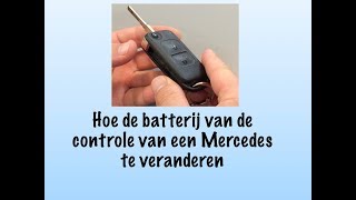 Hoe de batterij van de controle van een Mercedes te veranderen [upl. by Vashti67]