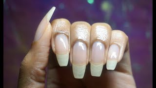 How to File Natural Nails from Round to Coffin Shape [upl. by Brynne]