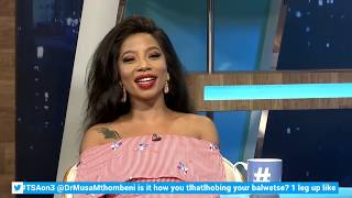 Kelly Khumalo quotI walked off stagequot  TSAon3 [upl. by Anaya]