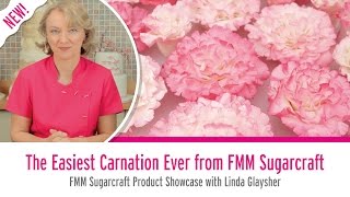 The Easiest Carnation Ever from FMM Sugarcraft [upl. by Malilliw]