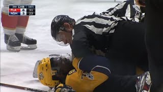 NHL Refs Getting CheckedPunchedShoved [upl. by Anwahs65]