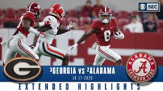 3 Georgia Bulldogs vs 2 Alabama Crimson Tide Extended Highlights  CBS Sports HQ [upl. by Akieluz]