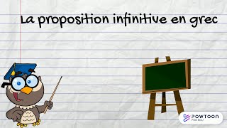 La proposition infinitive en grec ancien [upl. by Anitsugua]