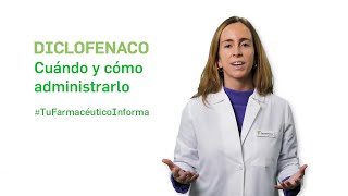 Diclofenaco cuándo y cómo debemos administrarlo Tu Farmacéutico Informa [upl. by Ahtinak106]