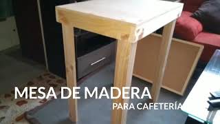 Cómo hacer mesa de madera [upl. by Aehsan]