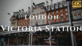 London Victoria Station Walk Through England 4K [upl. by Roti]