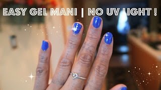 Easy Gel Mani  NO UV Light [upl. by Yusem]