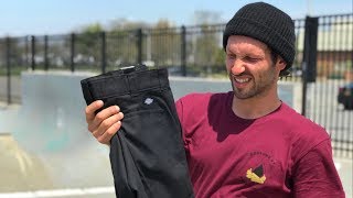 My First Time Skating In Dickies Pants [upl. by Ticknor651]