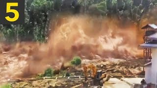 Top 5 LARGEST Flash Floods caught on video [upl. by Argyle]