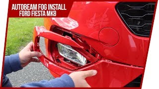 MK8 Fiesta  LED Fog Light Install Guide [upl. by Nhguavad]