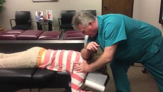 Houston Chiropractor Dr Johnson Treats Severe Neck Pain Upper Back Pain amp Muscle Spasms [upl. by Lecrad30]