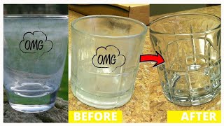 How To Clean Drinking Glasses with Baking Soda [upl. by Xirdnek262]