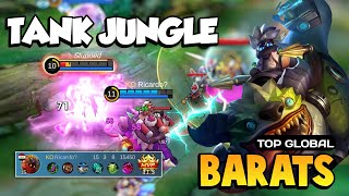 Barats Best Build 2024  Top Global Barats Gameplay  Mobile Legends [upl. by Ahsikel]