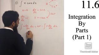 Edexcel A level Maths 116 Integration By Parts Part 1 [upl. by Ellehsyt]