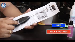 IKEA MILK FROTHER Review amp Battery Installation [upl. by Rosena579]