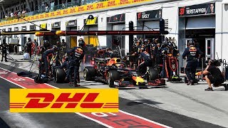 DHL Fastest Pit Stop Award New F1 Pit Stop World Record Red Bull RacingMax Verstappen [upl. by Jake466]