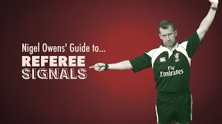 Nigel Owens Guide to Rugby Referee Signals [upl. by Tamarah23]