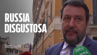 Guerra RussiaUcraina Salvini quotMissili su Kiev disgustosi lEuropa deve intervenirequot [upl. by Robma]