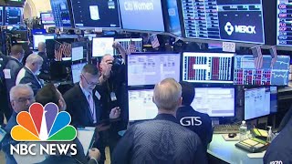 Stock Trading Halted After Markets Plunge At Market Open  NBC News [upl. by Ecaroh]