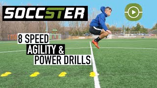 8 Exercises to Improve Speed Agility amp Power [upl. by Ailec315]