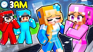 Crystal is SLEEPWALKING At 3AM In Minecraft [upl. by Regazzi678]