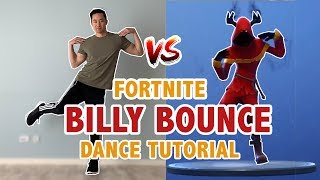 How To Do Fortnite Billy Bounce Dance EASY  StepByStep Dance Tutorial [upl. by Castro]