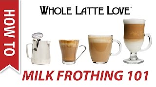 Milk Frothing for Beginners [upl. by Montague]