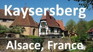 Kaysersberg one of Frances most beautiful villages in AlsaceLorraine French medieval town [upl. by Adnamra]