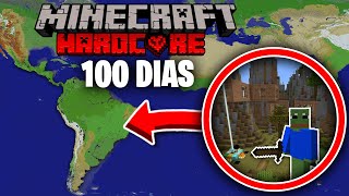 👉 Sobreviví 100 DÍAS en Minecraft HARDCORE en LATINOAMÉRICA 🌎 [upl. by Mellins654]