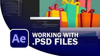 Importing amp Animating Photoshop PSD Files in After Effects [upl. by Coshow63]