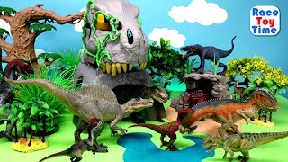 Fun Dinosaurs Toys For Kids  Lets Learn Dino Names [upl. by Hubey]