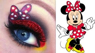 Disneys Minnie Mouse Makeup Tutorial [upl. by Warner]