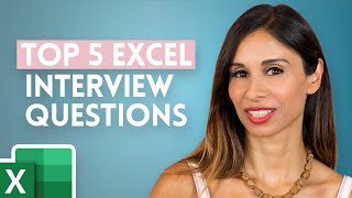 5 Excel INTERVIEW Questions You NEED to Get RIGHT [upl. by Laroc]