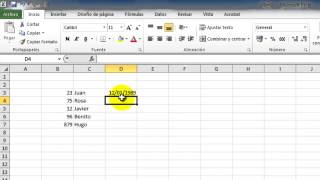 Excel 2010 Básico Crear tu primera planilla [upl. by Reube]